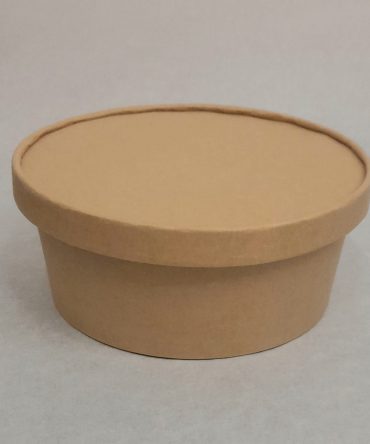 BOWL 750 ML KRAFT CON TAPA CARTON