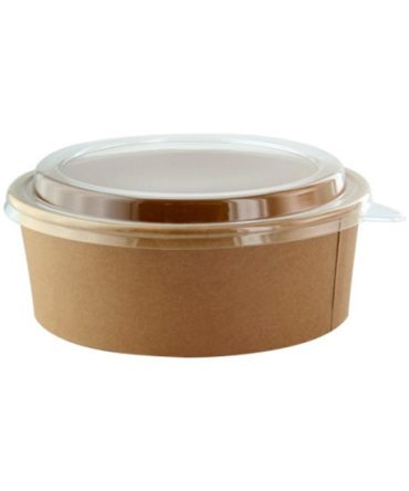 BOWL 1.300 ML KRAFT CON TAPA PP