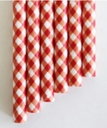 jumbo 19,7 cm Gingham sin envoltura CAJA X 600