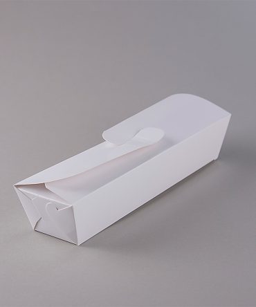 CAJA PARA PLATANO BLANCA