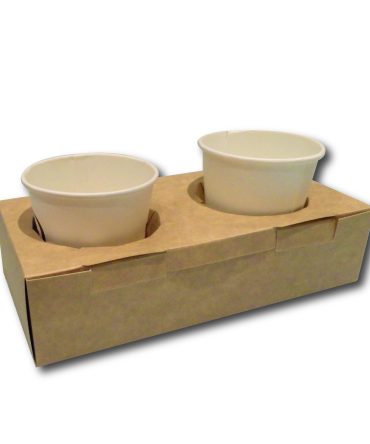 PORTA VASOS KRAFT O BLANCO 50 UNDS